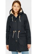 Dunkelblauer Damen Winterparka Friese Festholm von Derbe 4