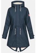 Gelber Damenparka Friese Tidaholm mit Teddyfutter von Derbe 1