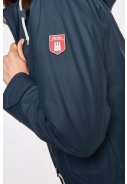 Dunkelblaue Damenparka Friese Tidaholm mit Teddyfutter von Derbe 6