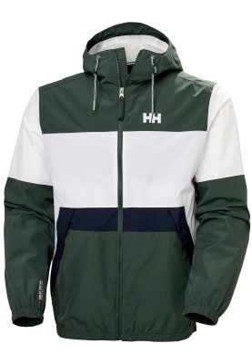 Dunkelgrüne/weißer Herren-Regenmantel Koster von Helly Hansen