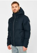 Dunkelblaue wattierte Herren Winterjacke Stovholm von Derbe 3