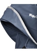 Dunkelblaue kinder Regenmütze mit Fleecefutter von Playshoes 4