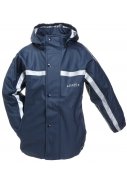 Dunkelblaue Kinderregenjacke Buddel von BMS 1