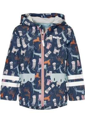 Dunkelblaue Kinderregenjacke Cats von Playshoes