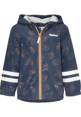 Dunkelblaue Kinderregenjacke Forest Animals von Playshoes