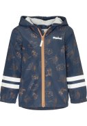 Dunkelblaue Kinderregenjacke Forest Animals von Playshoes