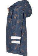 Dunkelblaue Kinderregenjacke Forest Animals von Playshoes 2