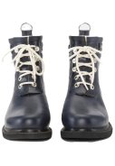 Dunkelblaue niedrige Gummistiefel mit Schnürung von Ilse Jacobsen 3