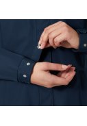 Dunkelblauer lange Damenregenjacke Aden von Helly Hansen 5