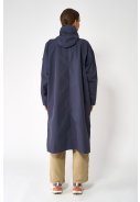 Dunkelblaue langer Damen Regenmantel Nebel von Tantä 6