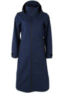 Dunkelblaue lange Regenjacke Danedogwalker von Danefae 5