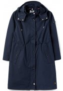 Dunkelblaue lange Damenregenjacke Tauton von Joules