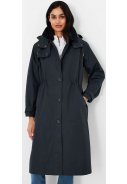 Dunkelblaue lange Regenjacke-/Trenchcoat Fernhall von Joules 9