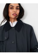 Dunkelblaue lange Regenjacke-/Trenchcoat Fernhall von Joules 7