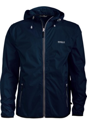 Dunkelblaue leichte Herren Regenjacke Cleek von Pro-X Elements