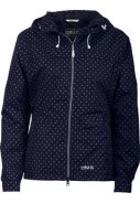 Dunkelblau mit Punkten Damen Regenjacke Lucie von Pro-X Elements 1