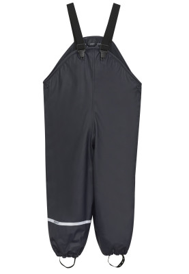 Dunkelblaue Regenhose/-overal mit Trägern von CeLaVi