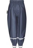 Dunkelblaue Regenhose mit Fleece von Playshoes 2