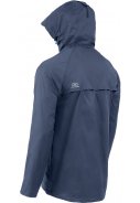 Dunkelblauer Regenmantel Stow and Go von Highlander 3