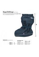 Dunkelblaue Regenfüßlinge mit Fleece- von Playshoes 2