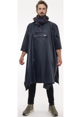 Dunkelblauer Regenponcho von Mac in a Sac