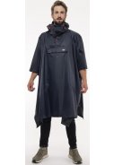 Dunkelblauer Regenponcho von Mac in a Sac 1