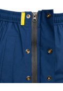 Dunkelblaue Regenhose Storm mit durchgehendem Reißverschluss 2