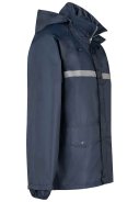 Dunkelblaue Unisex Regenanzug Dusch von Bjornson 3