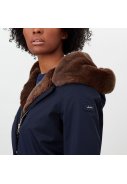 Dunkelblaue wasserdichte Damen Winterjacke Piper von Joules 5