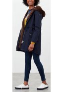 Dunkelblaue wasserdichte Damen Winterjacke Piper von Joules 7