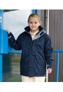 Dunkelblaue Winter-/Regenjacke für Kinder von Result 2