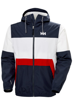 Dunkelblauer/weißer Herren-Regenmantel Koster von Helly Hansen