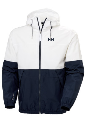 Dunkelblauer/weißer Herren-Regenmantel Koster von Helly Hansen