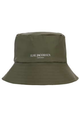 Dunkelgrüne (Army) Regenhut von Ilse Jacobsen