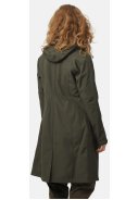 Dunkelgrüne Softshell-Regenjacke in Dreiviertellänge von Ilse Jacobsen 4