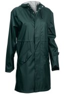 Dunkelgrüner Damenregenmantel / Parka Mizzle