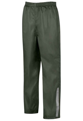 Dunkelgrüne (Olive) Unisex-Regenhose Vesi von Bjornson