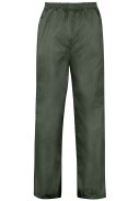 Dunkelgrüne (Olive) Unisex-Regenhose Vesi von Bjornson 4