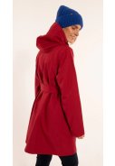 Dunkelrote Regenjacke Danerainlover von Danefae 9