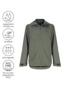Dunkel grün damen regenjacke Josi von Pro-X Elements 3