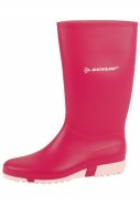 Rosa PVC Sport Regenstiefel von Dunlop 2