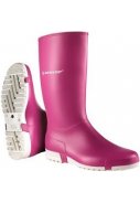 Rosa PVC Sport Regenstiefel von Dunlop