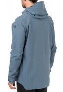 Dusty blue Urban Outdoor pocket Herrenregenjacke von AGU 4