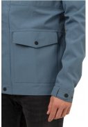 Dusty blue Urban Outdoor pocket Herrenregenjacke von AGU 5