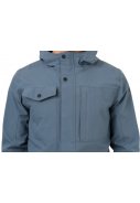 Dusty blue Urban Outdoor pocket Herrenregenjacke von AGU 7