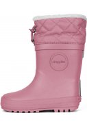 Rosa (dusty pink) Damenwinterstiefel aus Naturkautschuk von Druppies 2