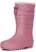 Rosa (dusty pink) Damenwinterstiefel aus Naturkautschuk von Druppies 4