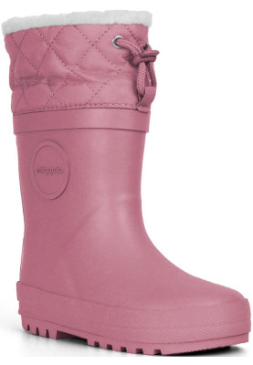 Rosa (dusty pink) Damenwinterstiefel aus Naturkautschuk von Druppies