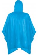 Einfacher blauer Kinder Regenponcho 1