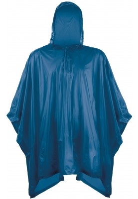 Einfacher dunkelblauer Kinder Regenponcho